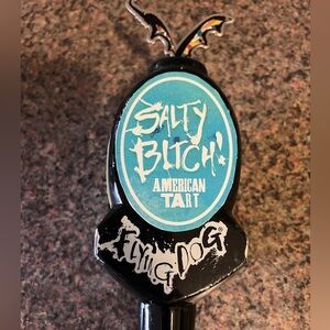 Flying Dog Salty B**** beer tap handle